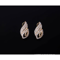 Gold Pave Kristall Hochzeit Versprechen Schmuck-Set (C-XSST0031)